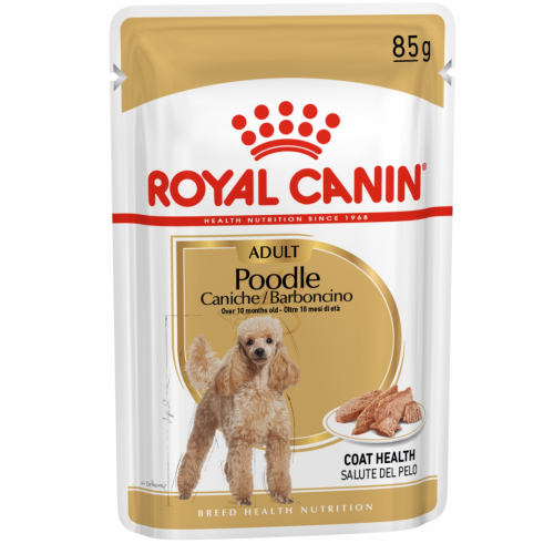 ROYAL CANIN POODLE POUCH - пауч за кучета в зряла и напреднала възраст възраст, порода пудел над 10 месеца 85гр
