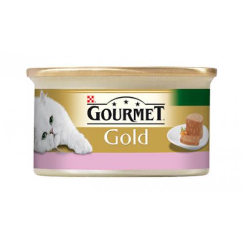 Gourmet Gold хапки в пастет Агне и патица 85 гр.