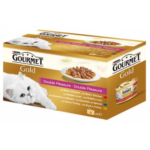 Gourmet Gold двойно удоволствие 4 x 85 гр.