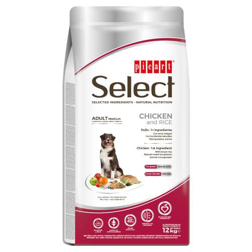 Select ADULT MEDIUM Пиле с ориз 12кг