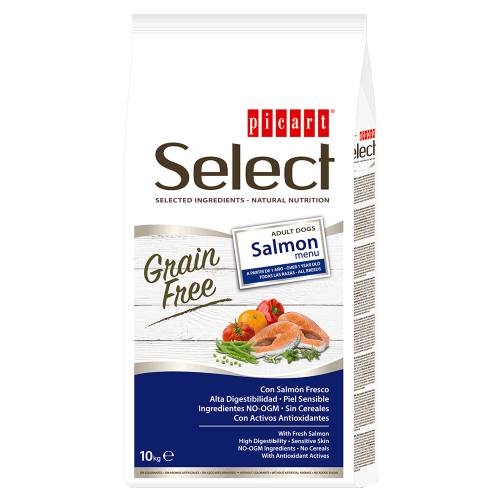 Select Grain Free  Сьомга, чувал от 10кг, цена за чувал 97.00лв. /1кг-9.70лв./