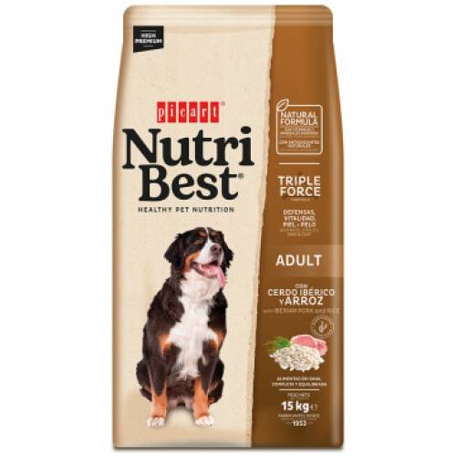 NUTRIBEST Adult Iberian Pork and Rice - чувал 15 кг. /цена на кг./ 