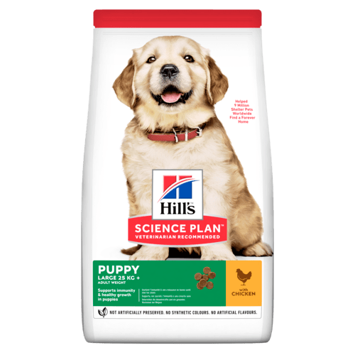 Hill’s Science Plan Puppy Large Breed с Пилешко, чувал от 13кг