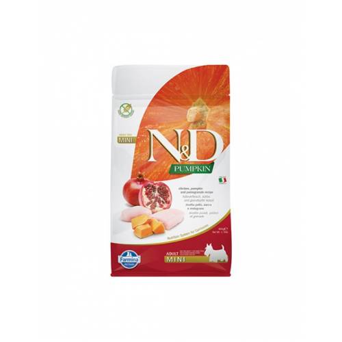 ND Adult Mini Pumpkin тиква с пиле и нар 7 кг.