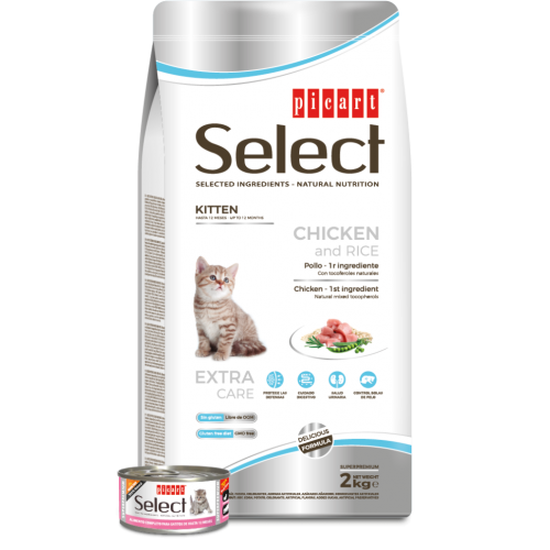 SELECT CAT Kitten - Пакет от 2кг. Цена за пакет 33.60лв. /1кг-16.80лв./