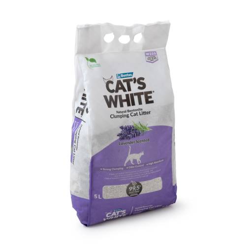 Бентонит Super Premium CAT's WHITE - 5 л. , Лавандула