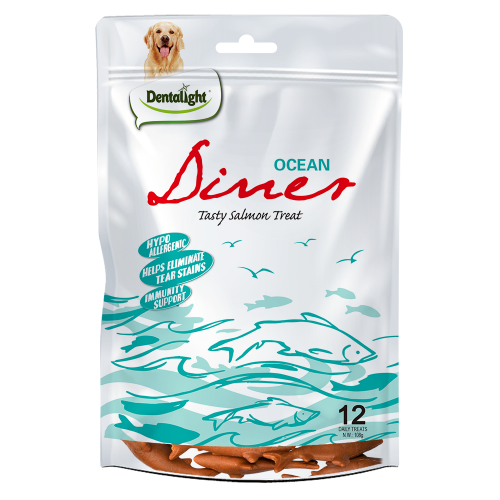 OCEAN DINER SALMON дентално лакомство, 6.5 см