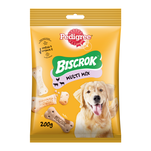 Pedigree Biscrok Бисквити микс плик 200 г. 