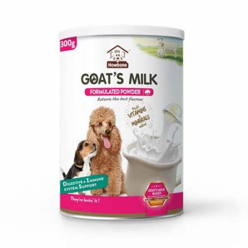Сухо мляко за КУЧЕТА HOWBONE, GOAT`S MILK 300 гр