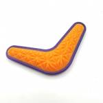 Играчка за куче - Бумеранг, свирещ, от пореста и плътна гума