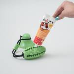 Играчка за куче интерактивна ръгби топка за лакомства, с вакуум, 39 см  