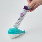 Играчка за котка интерактивна РИБКА за почистване на зъби, със звънче и валериана 12 см 
