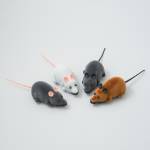 Играчка за котка мишка с дистанционно 12 см 