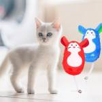 Играчка за коте - плюшена мишка