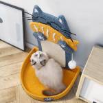 Драскало за котка КОТЕ, с основа 40х32 см, Н 59 см 