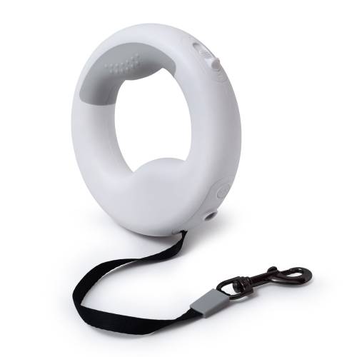 Автоматичен повод HANDSFREE, лента 3 м, до 20 кг, с  LED фенерче , USB кабел