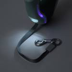 Автоматичен повод HANDSFREE, лента 3 м, до 15 кг, с  LED фенерче , USB кабел 