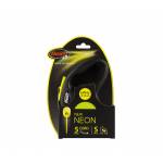 Flexi Neon M въже 5 метра до 20 кг