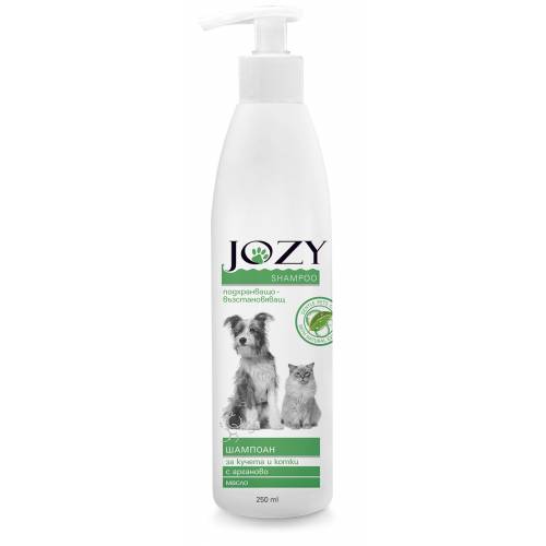 Шампоан  JOZY - подхранващо-възстановяващ с арганово масло за кучета и котки 250 мл 