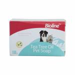 Сапун за дом. любимци BIOLINE с масло от чаено дърво, за кучета и котки, 100 гр