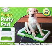 Puppy Potty Pad кучешка тоалетна с решетка и изкуствена трева