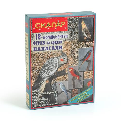 Скалар средни папагали  500 гр 